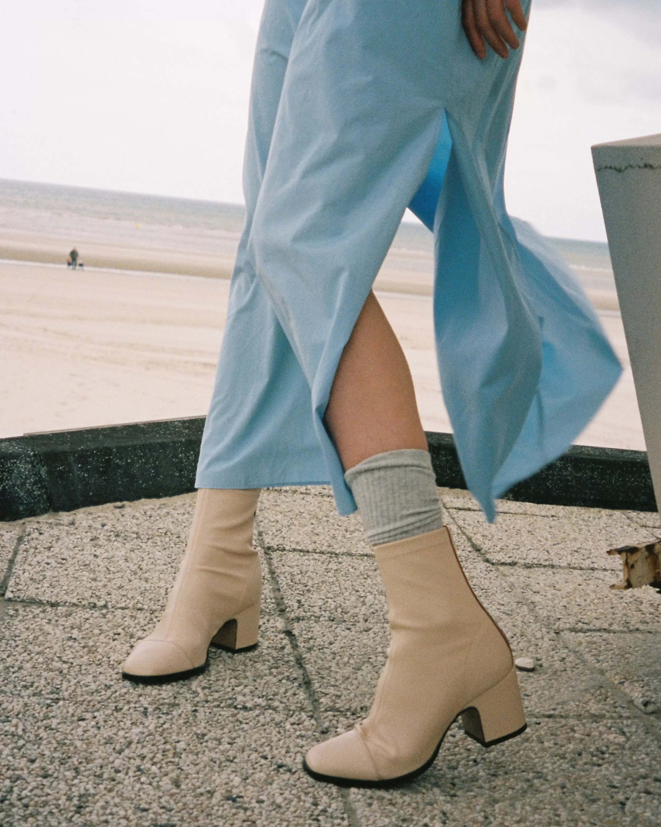 Nomasei ARIA-Bottines-BlancPompéi- Bridal | Stretchline